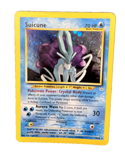 Pokemon TCG Suicune Neo Revelation Holo Card 14/64 Unlimited Rare NM Holographic - Image 1