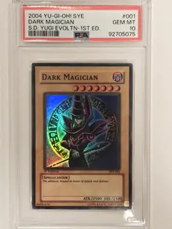 Yu Gi Oh Dark Magician 1st Edition Holo Sye-001 PSA 10 2004 - Image 1