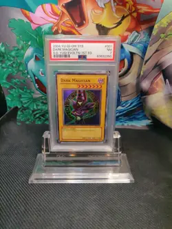 Yugioh Dark Magician SYE-001 1st Edition PSA 7 - Image 1