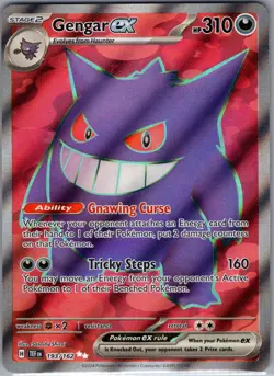Gengar ex 193/162 SV05: Temporal Forces - Pokemon Card - NM - Image 1