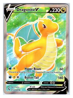 Pokemon TCG - Dragonite V (Full Art) - Pokemon GO 076/078 Ultra Rare - Image 1