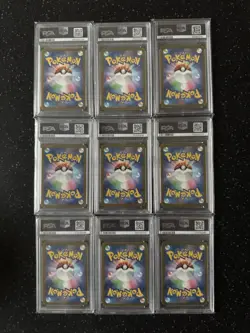 PSA 10 Yu Nagaba Eevee’s Promo Complete Set Of 9 Pokemon Card Japanese - Image 2