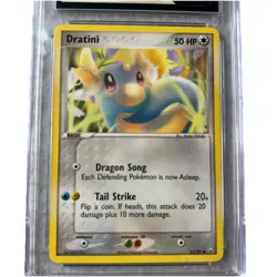 CGC-10 Pristine Mint Dratini Pokemon Card 2004!EX Team Rocket Returns 53/109 - Image 2
