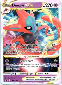 SWSH: Sword & Shield Promo Cards #SWSH268 Deoxys VSTAR Promo,Holo - Image 1