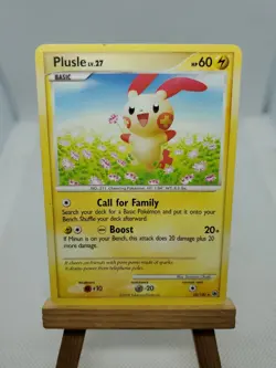 Pokemon Diamond and Pearl Majestic Dawn Plusle Card 28/100 - Image 1