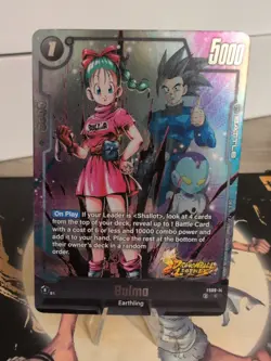Special Teen Bulma Shallot FS09-14 Dragon Ball Fusion World Legends Stamped Card - Image 2