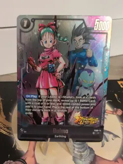 Special Teen Bulma Shallot FS09-14 Dragon Ball Fusion World Legends Stamped Card - Image 3