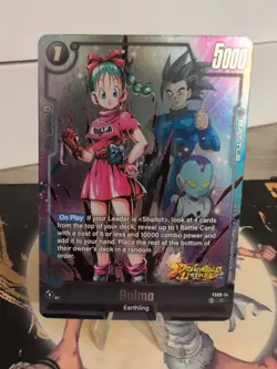 Special Teen Bulma Shallot FS09-14 Dragon Ball Fusion World Legends Stamped Card - Image 4