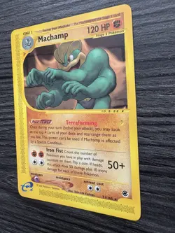 Pokemon TCG Machamp Expedition Base Set Regular Rare Card 51/165 - Image 4