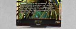 Broly: Saiyan, SCR Foil Fusion World Dragon Ball Super ccg card game - Image 3