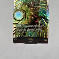 Broly: Saiyan, SCR Foil Fusion World Dragon Ball Super ccg card game - Image 4