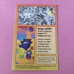 Gengar #94 - Scarlet & Violet 151 Pokemon Art Card 2023 - Image 2