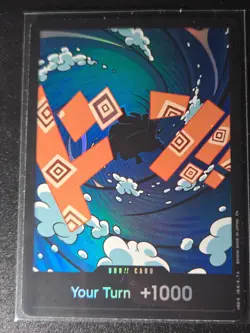 One Piece Jinbe TCG PRB02 English Foil Don Don!! Card textured - Image 1