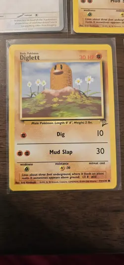 Pokemon TCG Base Set SV1EN Lot Diglett Lechonk Wugtrio 6 Cards English - Image 4