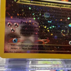 CGC 10 GEM MINT Entei 2001 Black Star Promos 34 Reverse Holo Swirl Pokemon Card - Image 5