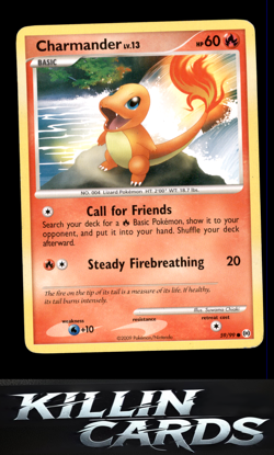Charmander 59/99 Pokemon Common Arceus Card LP - Image 1