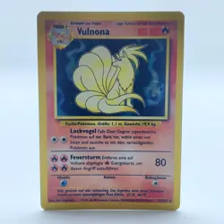 Pokemon TCG Karte Ninetales Vulnona 12/102 - Base Set Holo - Image 1