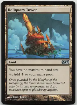 Reliquary Tower Uncommon Magic 2013 (M13) LP MTG - Image 1