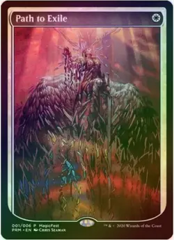 1 x Path To Exile - Foil - Full-Art - MagicFest - LP - Magic The Gathering - MTG - Image 1