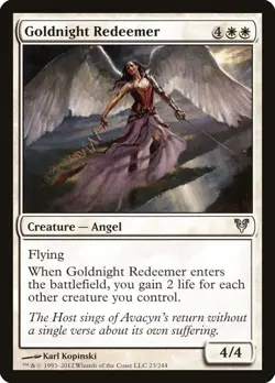 Goldnight Redeemer [Avacyn Restored] Near Mint - Image 1