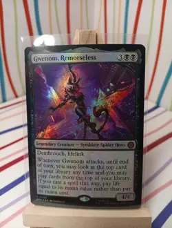 MTG Magic the Gathering Gwenom, Remorseless (56/314) Marvel's Spider-Man LP FOIL - Image 1
