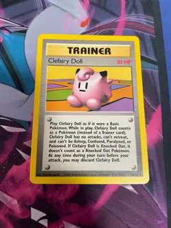 POKEMON - CLEFAIRY DOLL - 70/102 - RARE - BASE SET - LP - Image 1