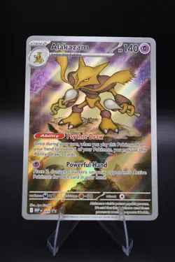 Pokemon TCG Alakazam 009 Me: Mega Evolution Promo Holo NM Ungraded - Image 1