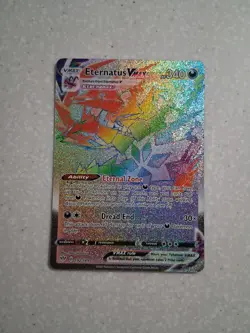 Pokemon TCG Eternatus VMAX Darkness Ablaze 192/189 Rainbow Secret Rare - Image 1