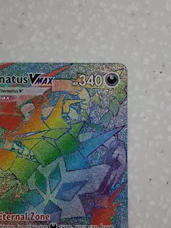 Pokemon TCG Eternatus VMAX Darkness Ablaze 192/189 Rainbow Secret Rare - Image 3