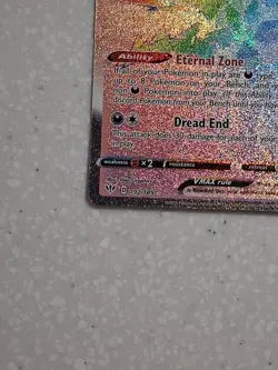 Pokemon TCG Eternatus VMAX Darkness Ablaze 192/189 Rainbow Secret Rare - Image 5