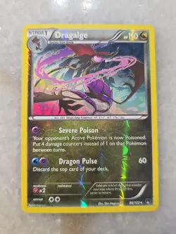 Pokemon TCG Dragalge 86/122 Reverse Holo Rare XY Breakpoint NM - Image 1
