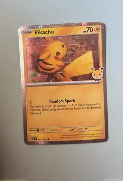 Pokemon TCG: Pikachu Stamped PROMO 51/162 - 2026 Pokemon Day 30th Anniversary - Image 4