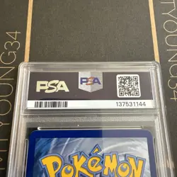 2019 POKEMON SUN & MOON HIDDEN FATES #SV22 LUCARIO-HOLO PSA 10 - Image 3