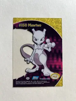 Mewtwo #150 - PC5 - Clear Acetate - Topps Pokemon Series 3 1998 - Vintage Rare - Image 3