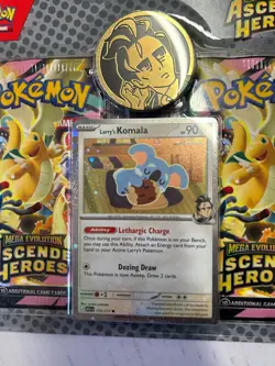 Pokemon Ascended Heroes Larry's Komala 2-Pack Blister English OVP Sealed #10 - Image 2
