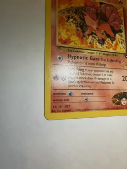 Pokemon TCG Brock's Vulpix Gym Challenge (W Stamp) 37/132 2000 Ken Sugimori - Image 3