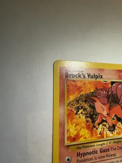 Pokemon TCG Brock's Vulpix Gym Challenge (W Stamp) 37/132 2000 Ken Sugimori - Image 4