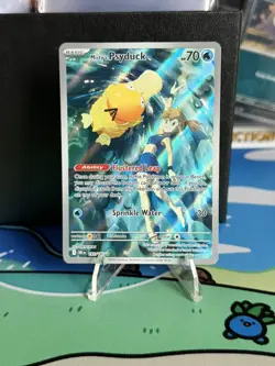 Pokemon TCG Misty's Psyduck Scarlet & Violet 193/182 Destined Rivals NM - Image 1