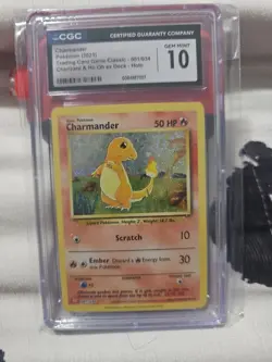 Charmander 001/034 CLC Classic Box Holo Rare Pokemon TCG 2023 - CGC Gem 10 - Image 1