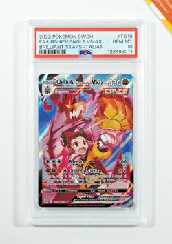 Pokemon PSA 10 Single Strike Urshifu Vmax #TG19 FA Astri Lucenti 2022 italiano - Image 1
