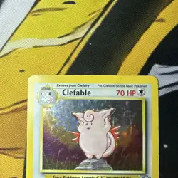Pokemon TCG Clefable Jungle 1/64 Holo Unlimited Holo Rare LP/MP - Image 2