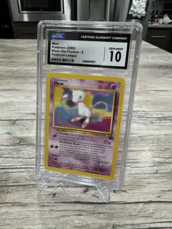 2000 Pokemon Mew Black Star Promo #8 Pokemon League CGC 10 GEM MINT - Image 2