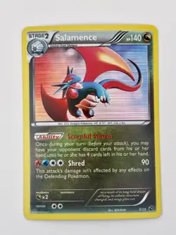 🇨🇦 Pokemon TCG - Salamence - 8/20 Dragon Vault Blister Exclusive Cosmos Holo - Image 1