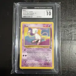 2000 Mew Black Star Promo 8 - GEM MINT Pokemon League CGC 10 - Image 1