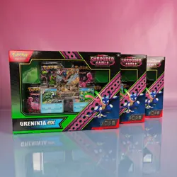 3X GRENINJA EX SP. ILLUSTRATION COLL. POKEMON 2024 SHROUDED FABLE ENG OVP SEALED - Image 1