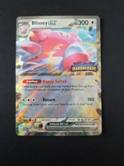 Pokemon TCG Blissey ex 134/167 - Double Rare Twilight Masquerade Promo Stamped - Image 1