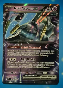 Iron Crown ex 081/162 - Temporal Forces - Pokemon TCG - Double Rare NM - Image 2
