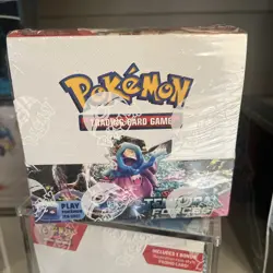 Pokemon TCG Scarlet & Violet - Temporal Forces Booster Sealed Box With Acrylic - Image 2