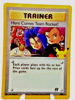 Trainer Here Comes Team Rocket! 15/82-Rare Holo Celebrations TGC Pokemon NM/M - Image 3