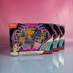 3X MIMIKYU EX COLLECTION BOX POKEMON 2023 ENGLISH OVP SEALED - Image 1